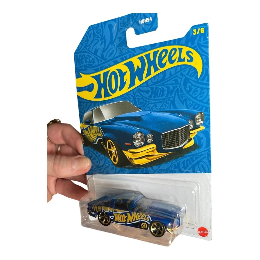 Hot Wheels 2023 '70 Chevy Camaro RS Blue 3/6 HDH54 Diecast Muscle Car 1:64